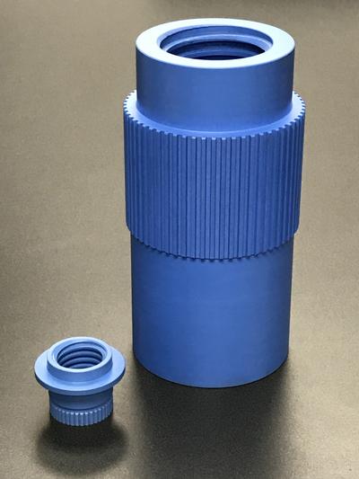 Self-lubricating Q-Blue operator nuts can replace bronze in many gate applications